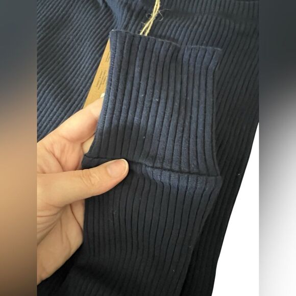 THE SIMPLE FOLK The Ribbed Legging Indigo - Picture 3 of 8